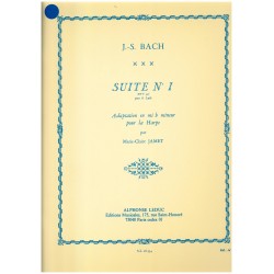 Jean Sébastien Bach, Suite no. 1, BWV 996