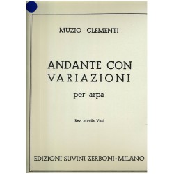 Muzio Clementi, Andante con Variazioni per arpa