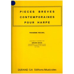 Pièces Brèves contemporaines, 3eme recueil