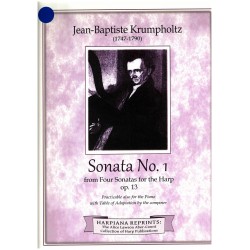 Jean-Baptiste Krumpholtz,  Sonata no. 1