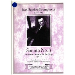 Jean-Baptiste Krumpholtz,  Sonata no. 3