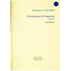 Théodore Labarre, Ricordanza di Paganini