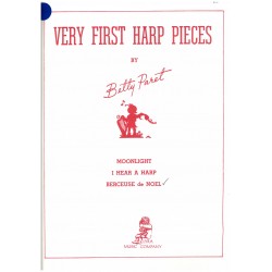 Betty Paret, Very first harp pieces