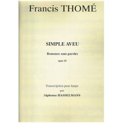 Francis Thomé, Simple aveu