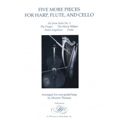 Moreen Thomas, Five More Pieces for Harp, Flute and Cello