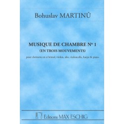 Bohuslav Martinu, Musique de Chambre no. 1