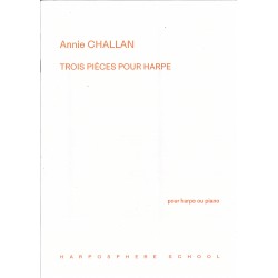 Annie Challan, Trois pièces pour harpe