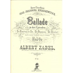 Albert Zabel, Ballade in...