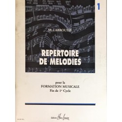 Marguerite Labrousse, Répertoires de mélodies, Volume 1