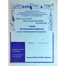 Marie-Luce Lucas - Henri-Claude Fantapié - Dia Succari, Cours de formation musicale pour l'enseignement du solfège,  Débutant 2