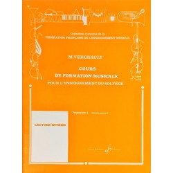 Michel Vergnault, Cours de formation musicale pour l'enseignement du solfège, Préparatoire 1