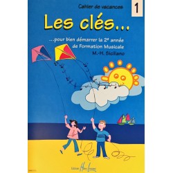 Marie-Hélène Siciliano, Les clés Volume 1 Cahier de vacances