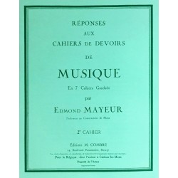 Edmond Mayeur, Réponses aux cahiers de devoirs de musique Volume 2