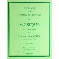 Edmond Mayeur, Réponses aux cahiers de devoirs de musique Cahier 5