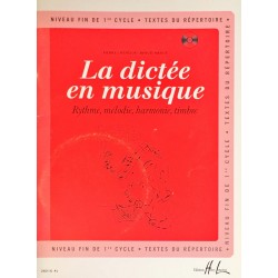 Pierre Chépélov - Benoît Menut, La dictée en musique Volume 1