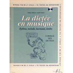 Pierre Chépélov - Benoît Menut, La dictée en musique Volume 6