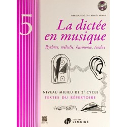 Pierre Chépélov - Benoît Manut, La dictée en musique Volume 5