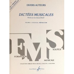 Divers auteurs, Dictées musicales Livre du professeur Volume 2