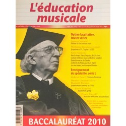 L'éducation musicale, Baccalauréat 2010 Livret du candidat